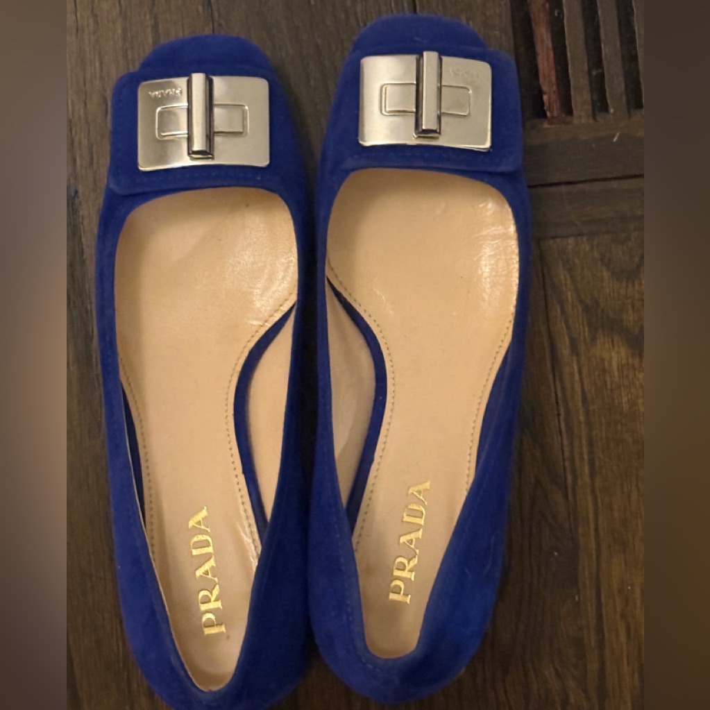 Prada Suede Pumps - Great Condition (Size 7)